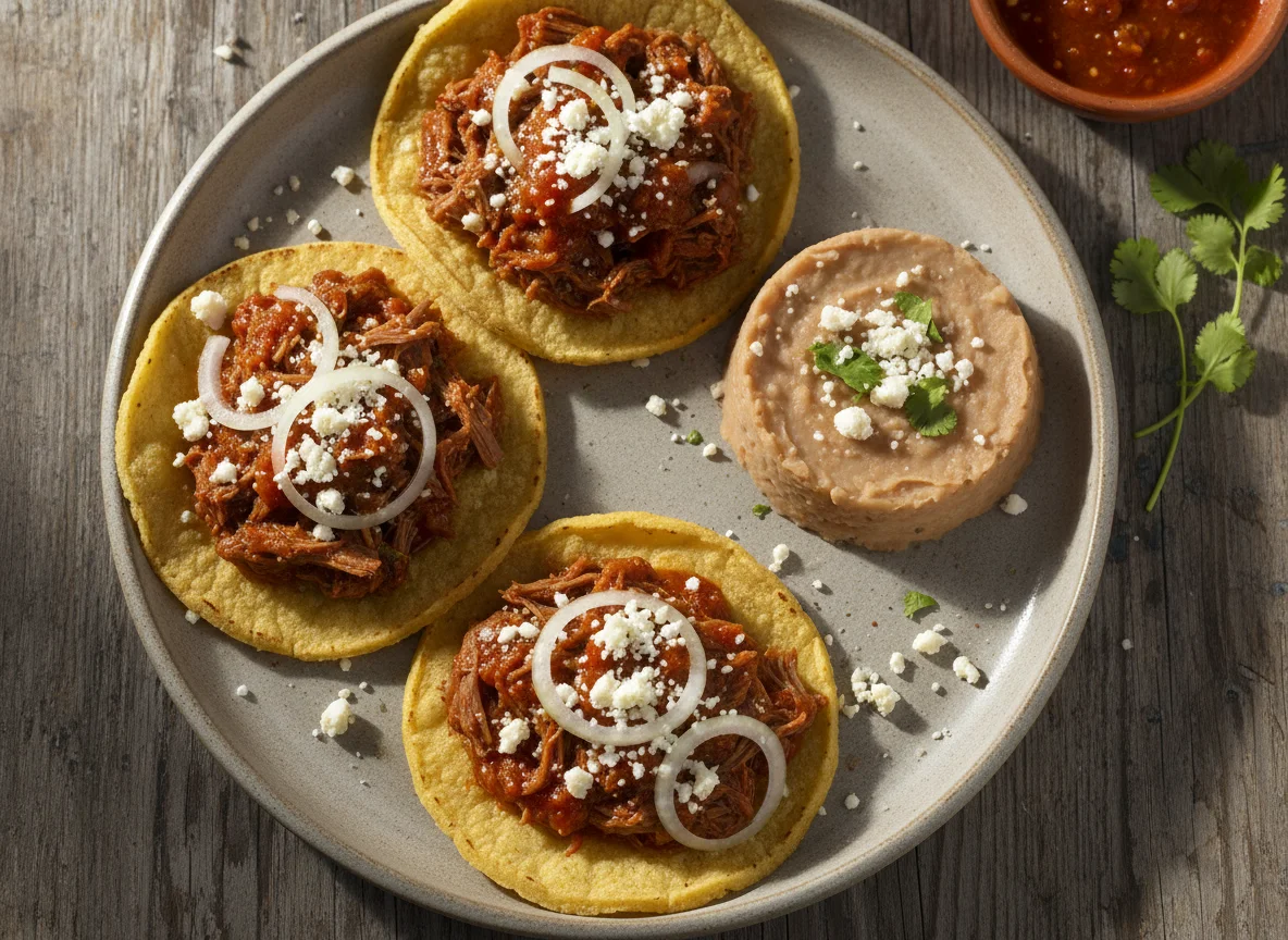 Picada con carne y queso photo