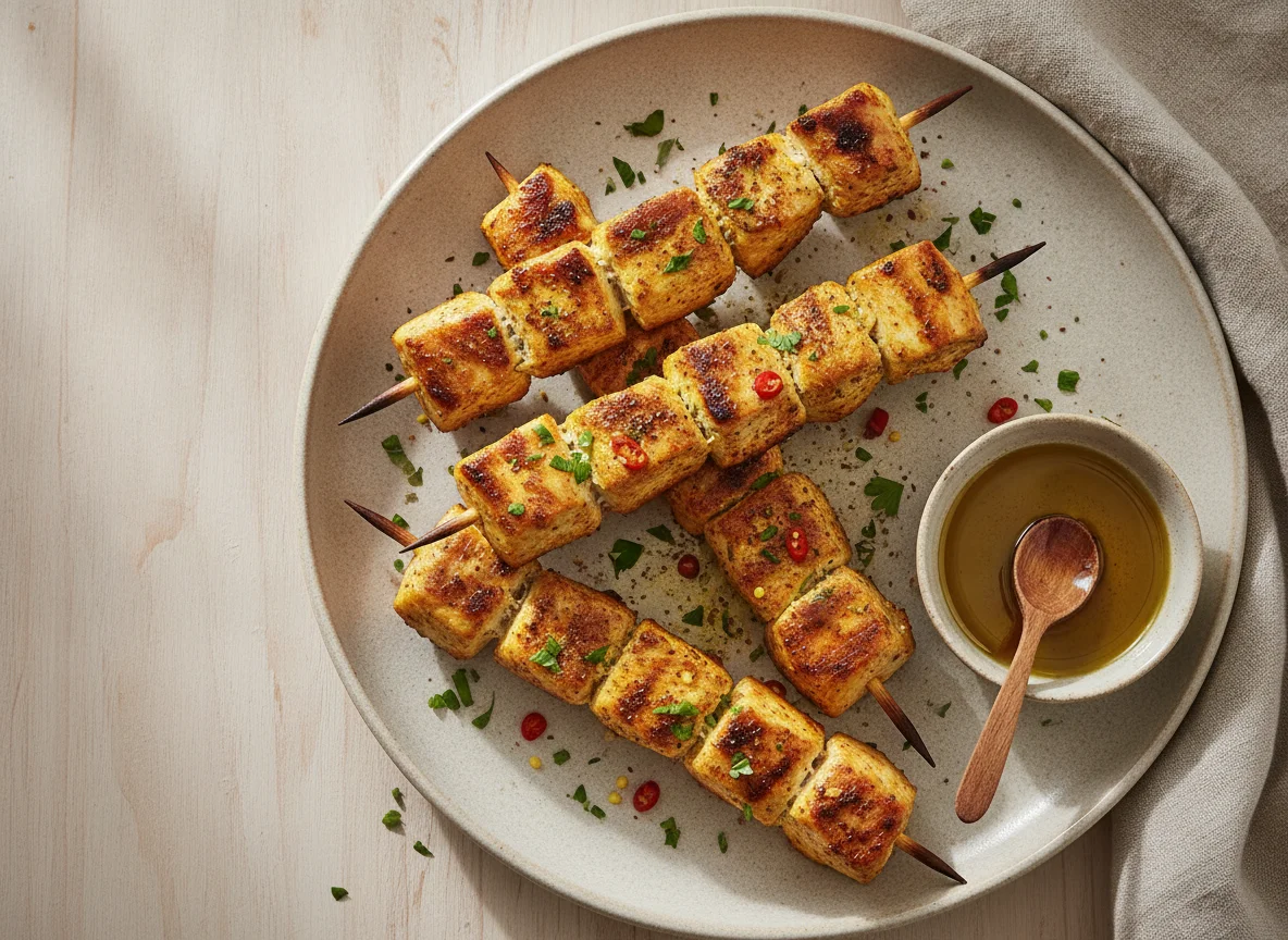 Pinchos morunos de pollo photo