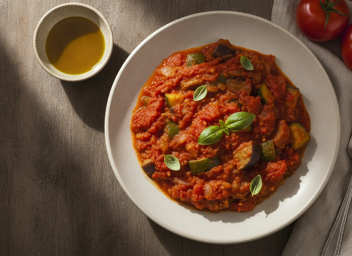 Pisto con Tomate photo