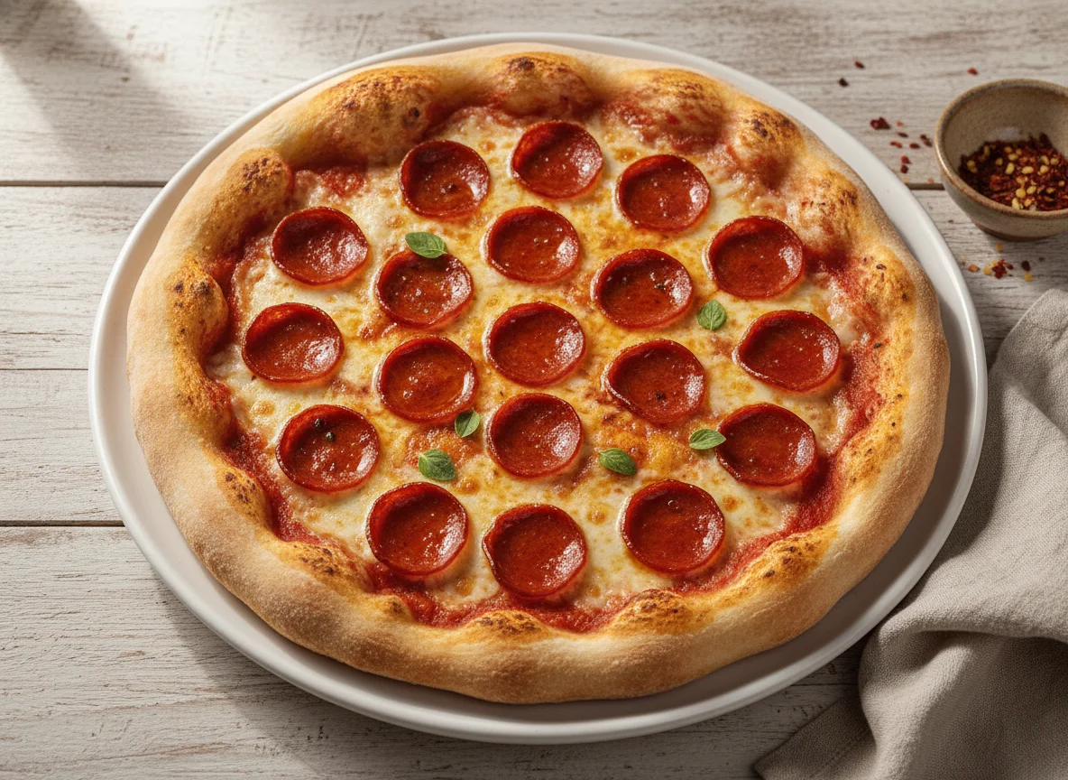 Pizza de pepperoni photo