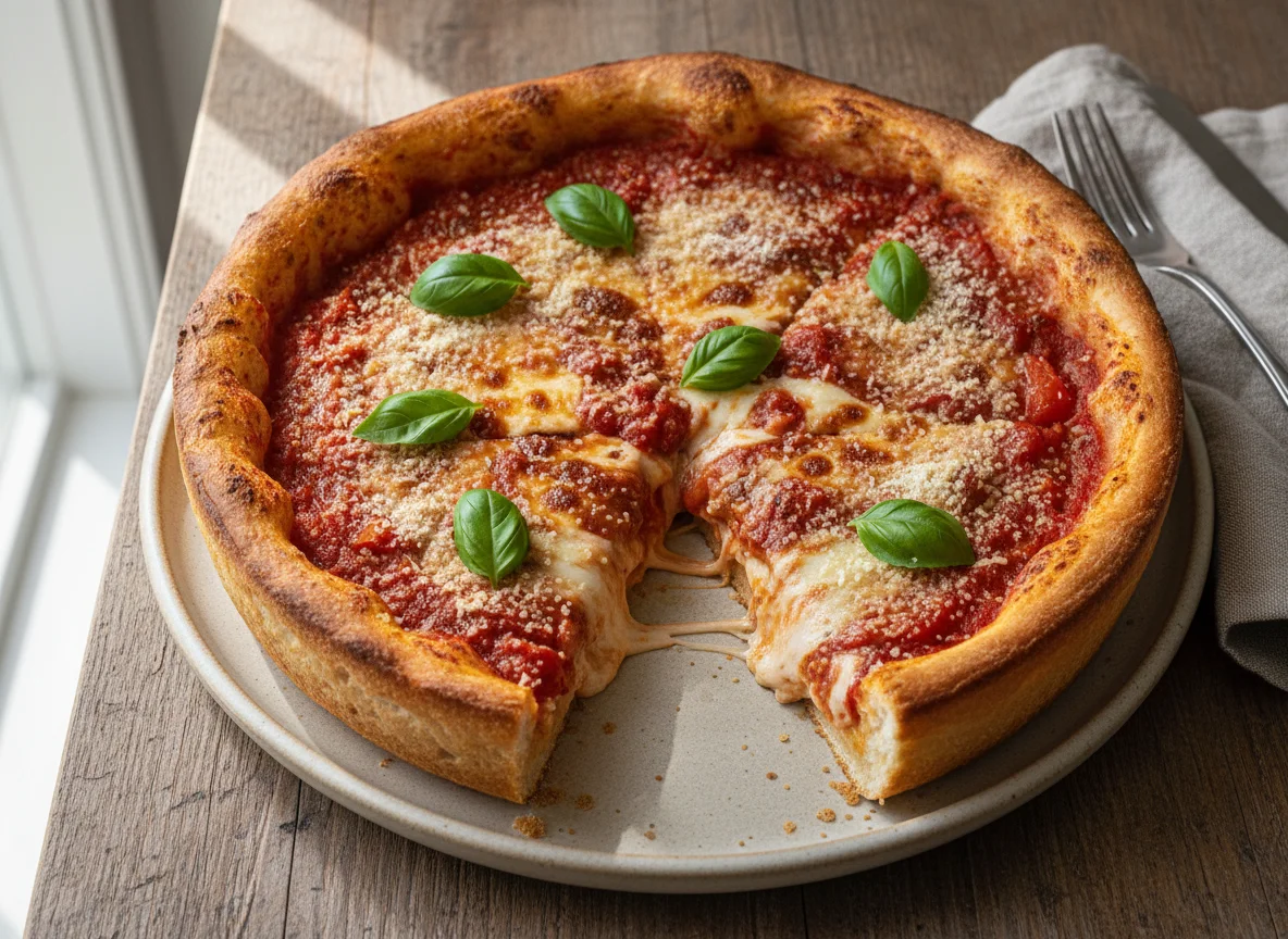 Pizza estilo Chicago photo