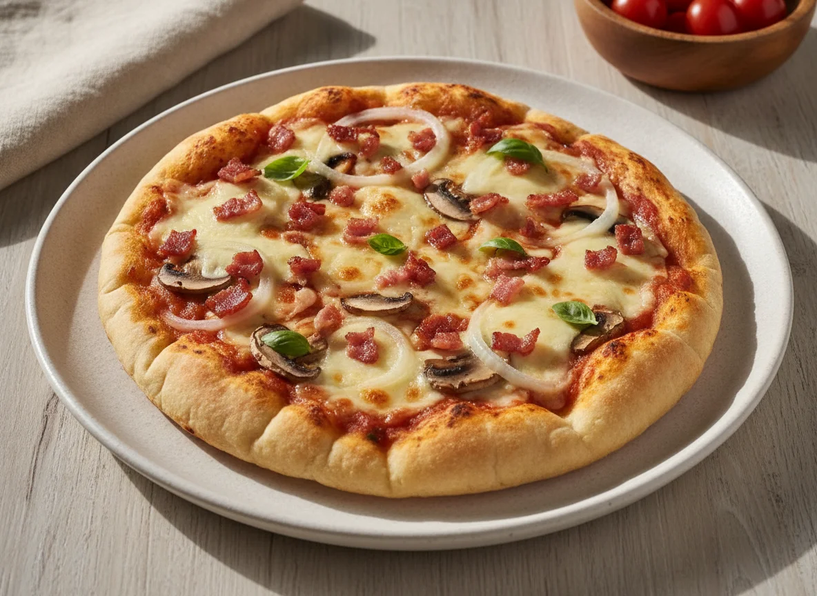 Pizza pita photo