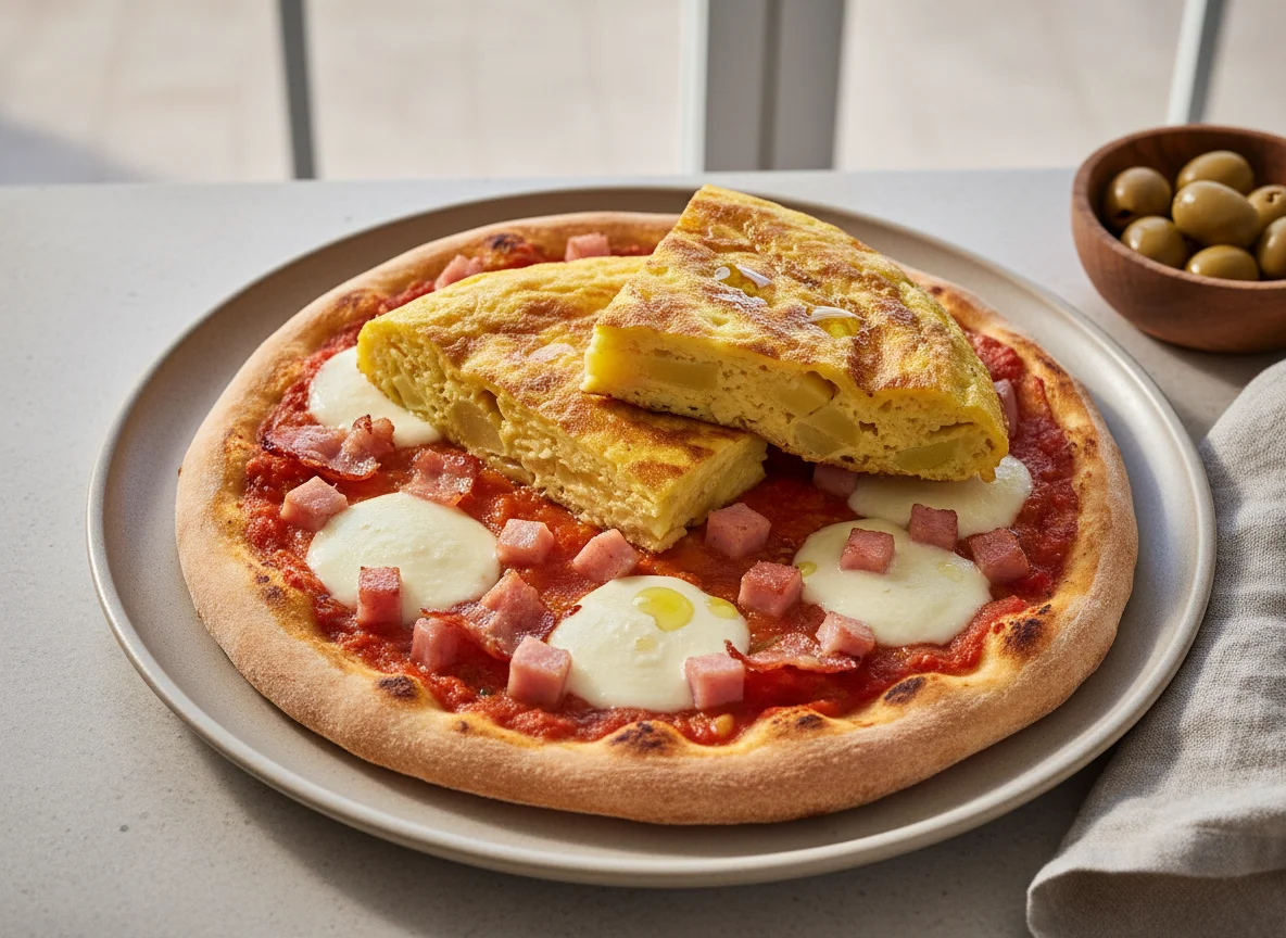 Pizza y Tortilla Española photo