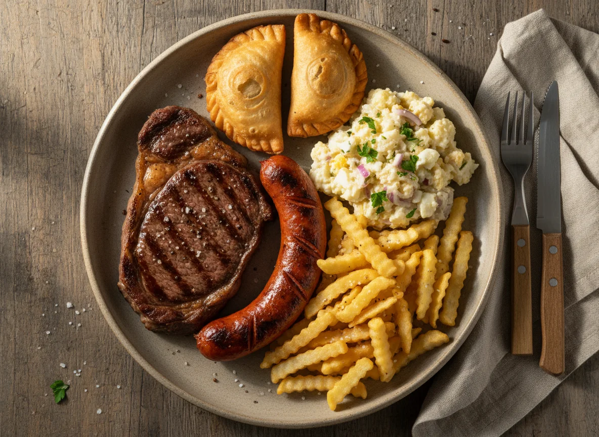 Plato combinado argentino photo