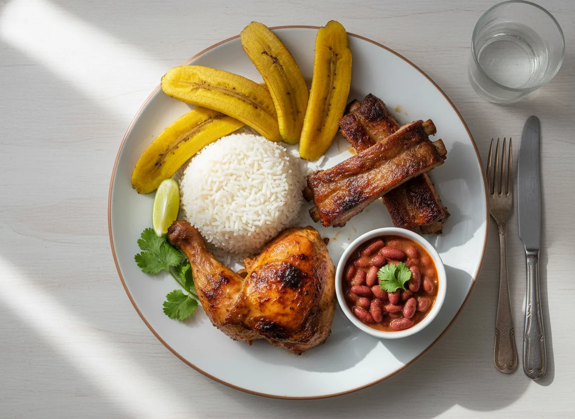 Plato combinado dominicano photo