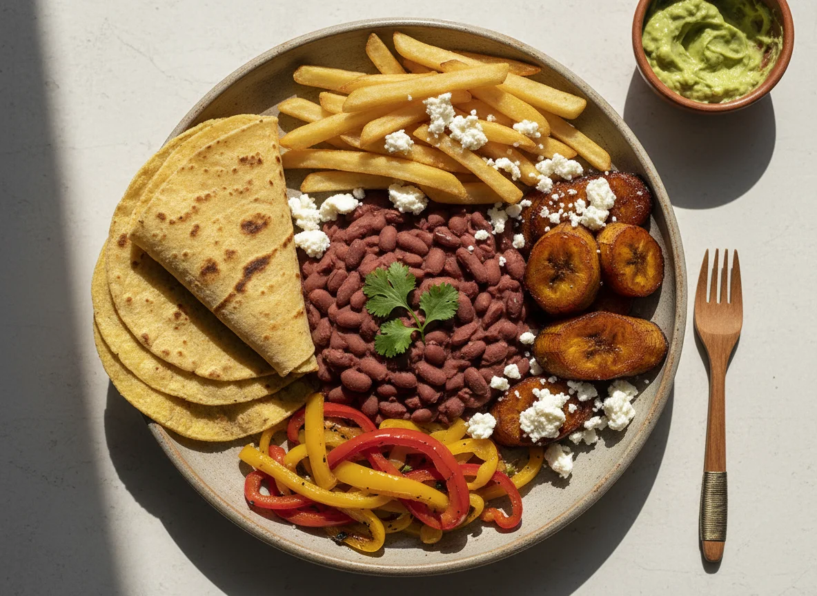 Plato combinado latinoamericano photo