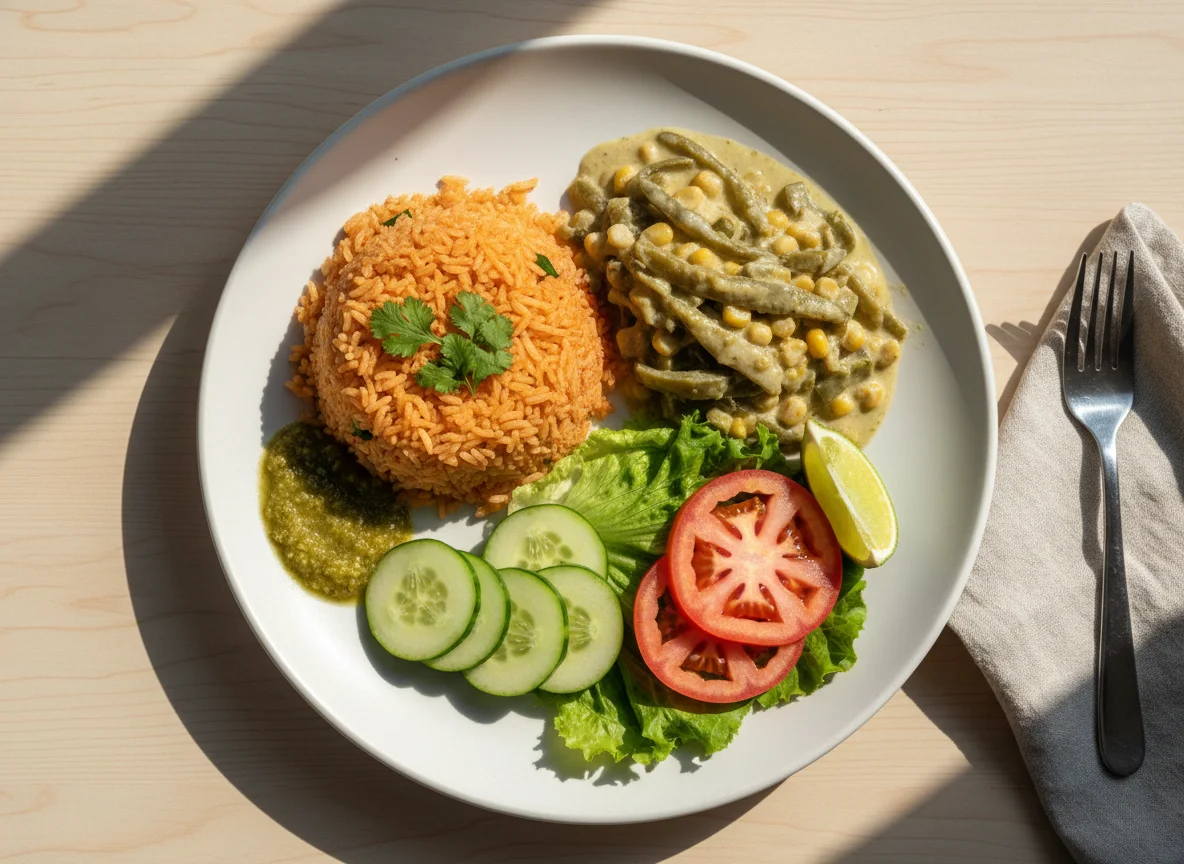 Plato combinado mexicano photo