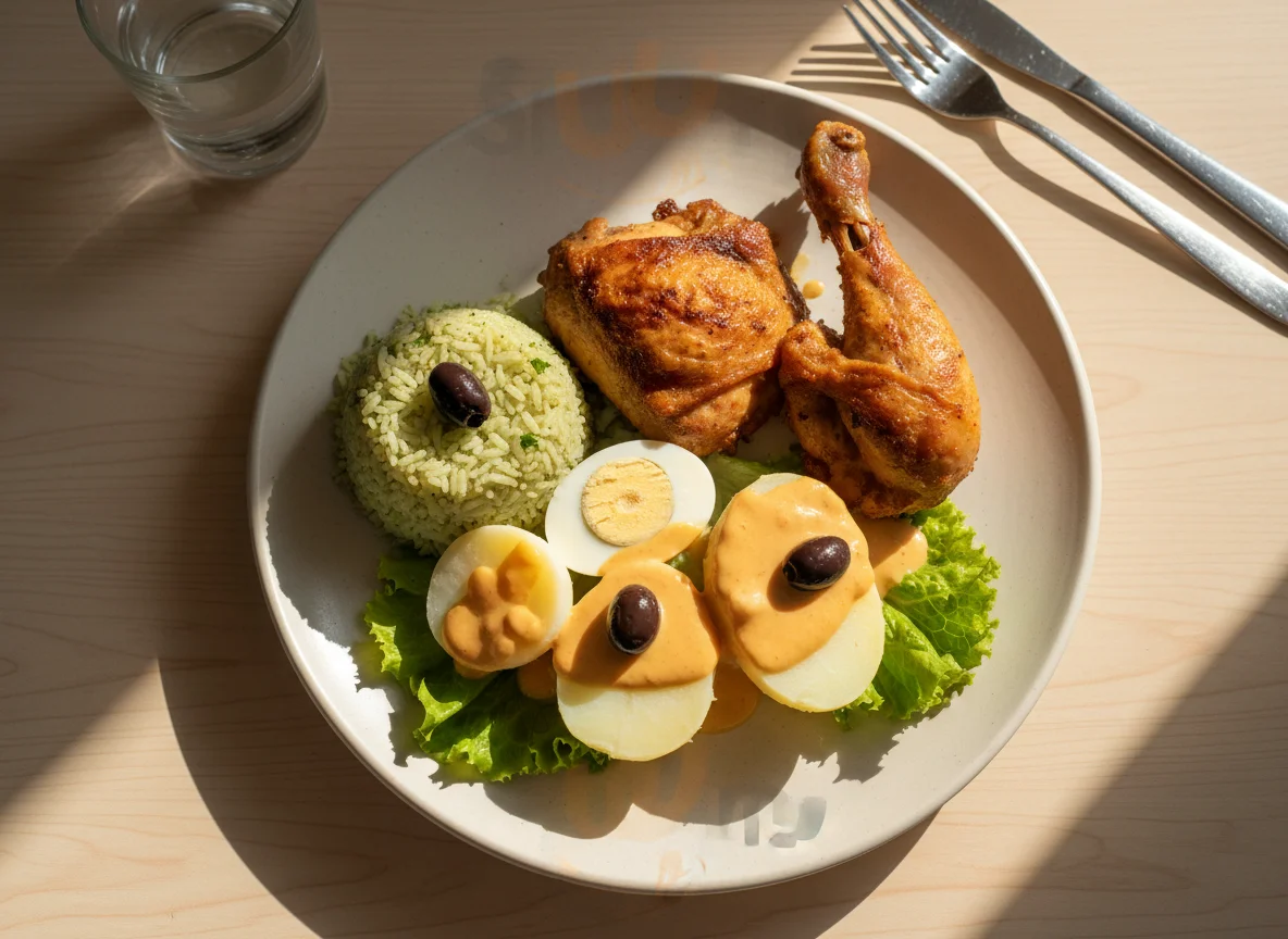 Plato combinado peruano photo