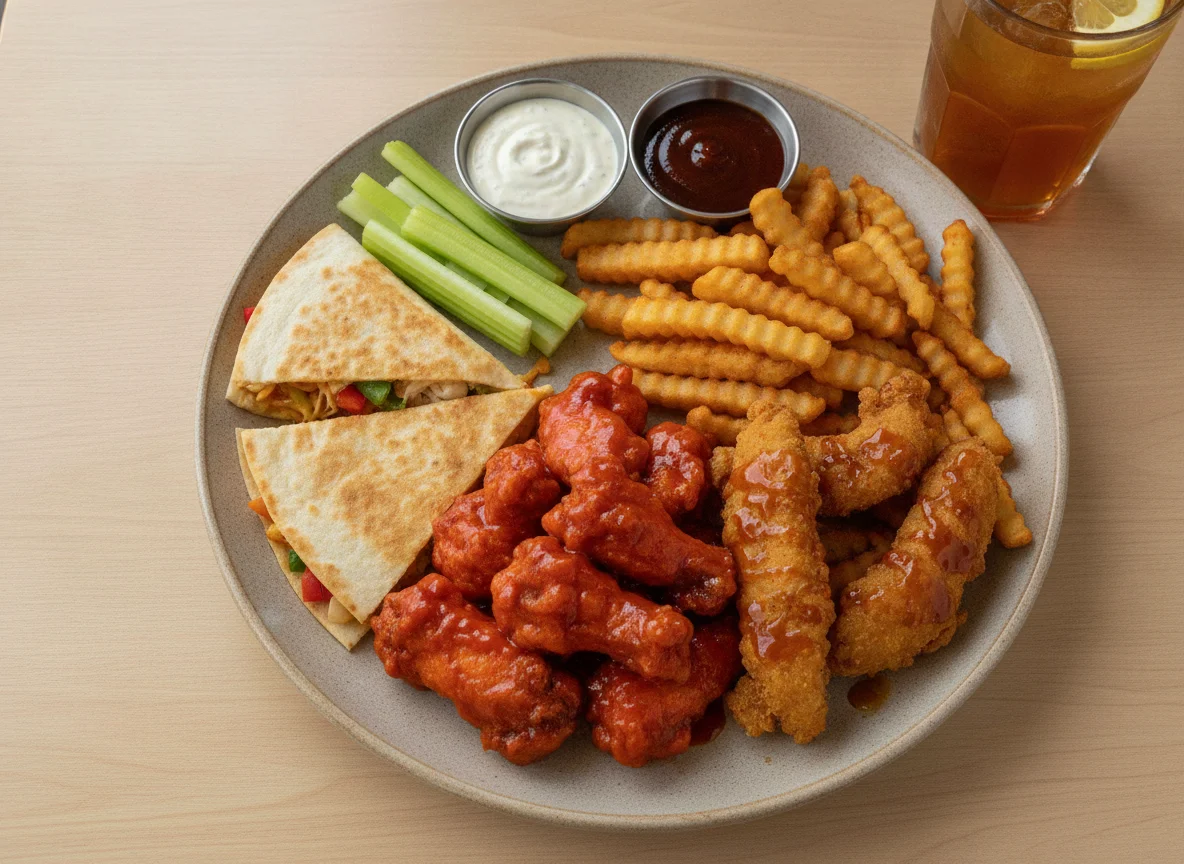 Plato de degustación estilo americano photo