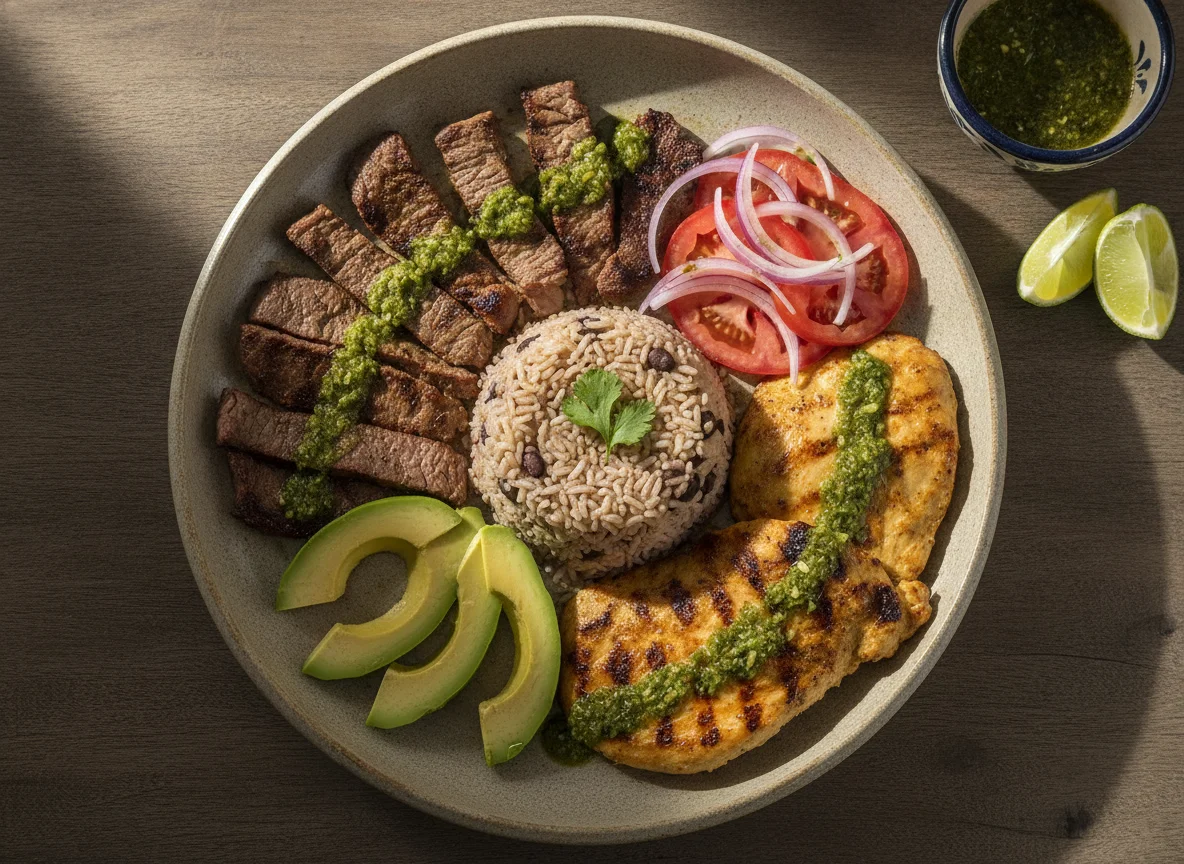 Plato Mixto Salvadoreño con Casamiento photo