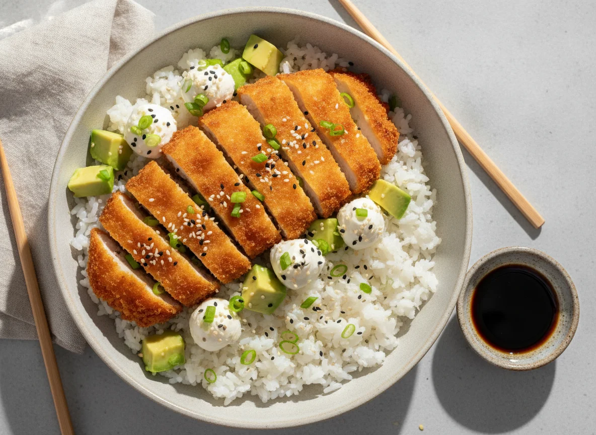 Poke Bowl de Pollo Katsu photo