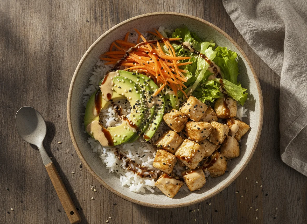 Poke Bowl de Pollo y Palta photo