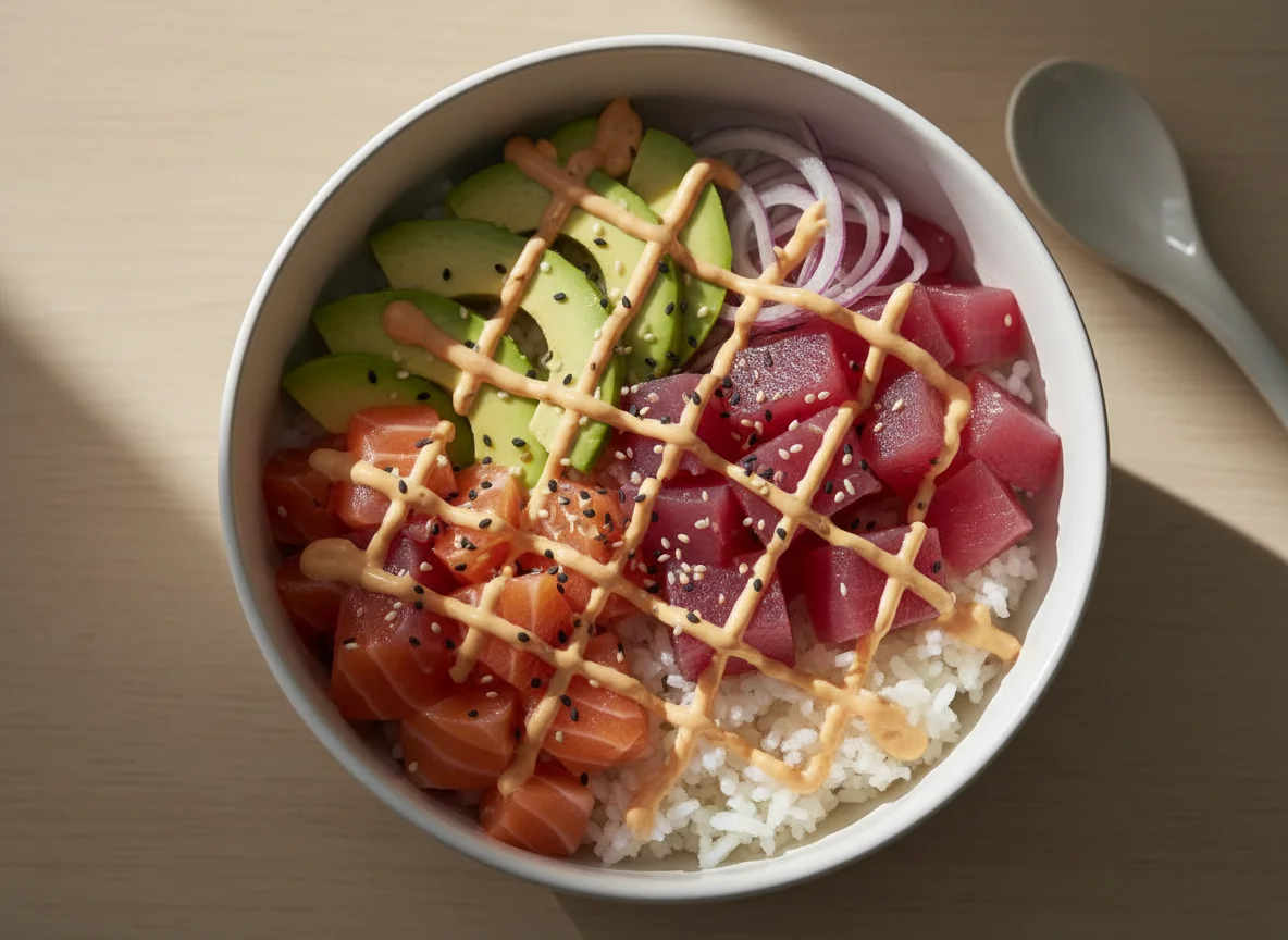 Poke Bowl de Salmón y Atún photo