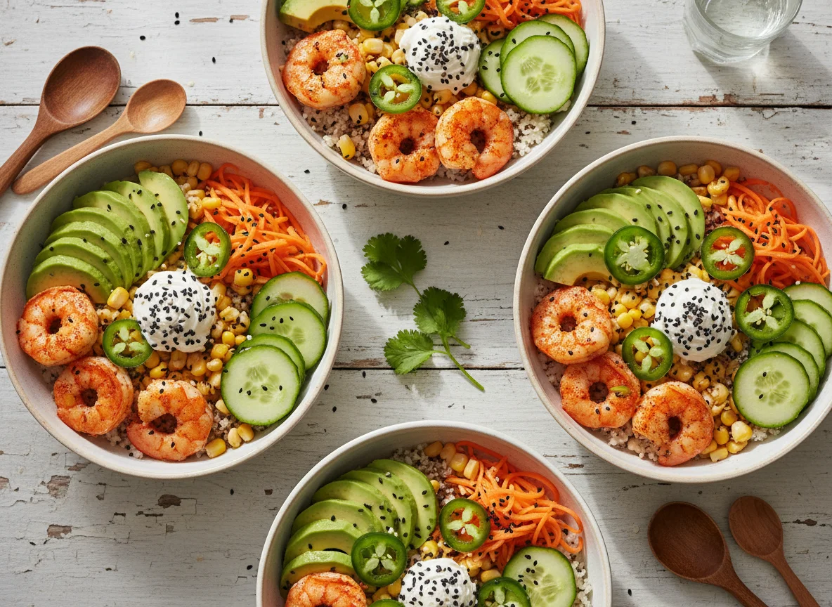 Poke Bowls de Camarones photo