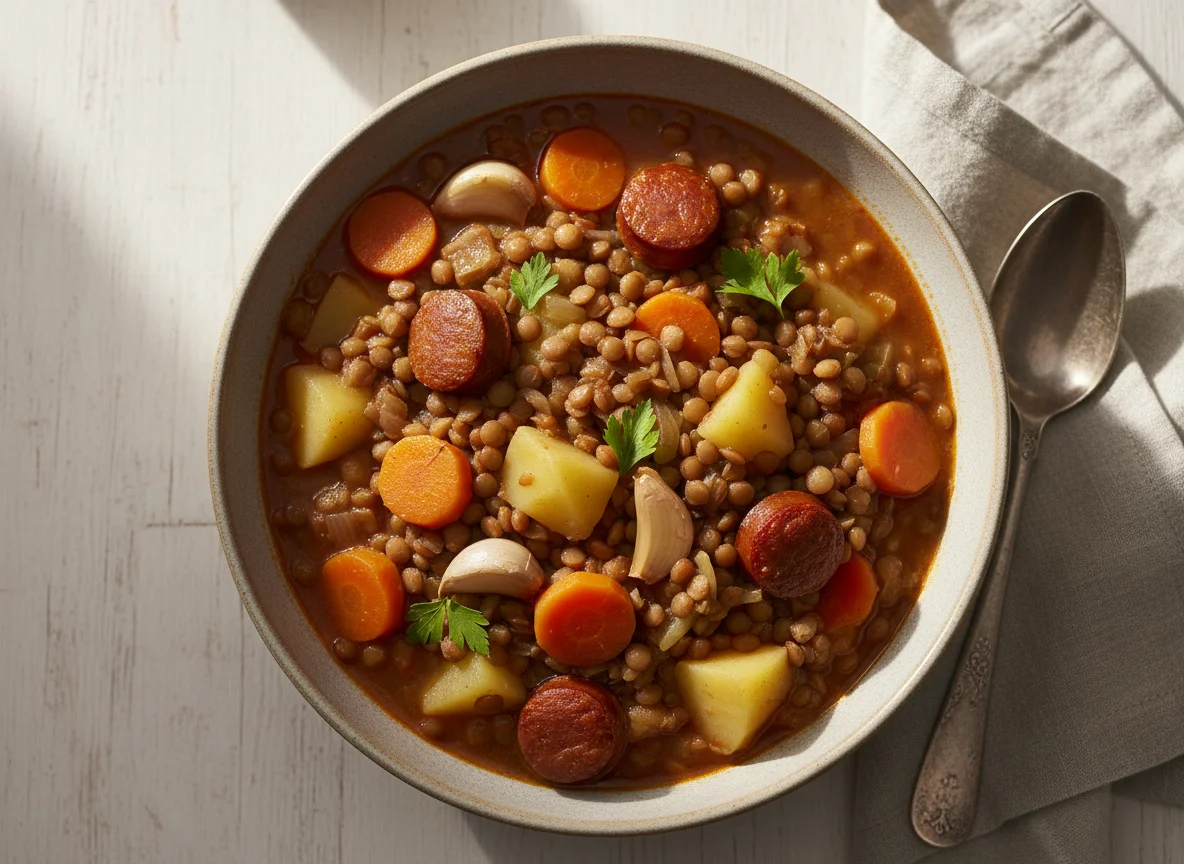 Potaje de lentejas photo