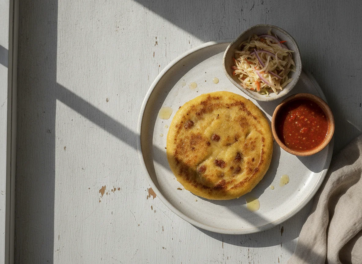 Pupusa de chicharrón photo