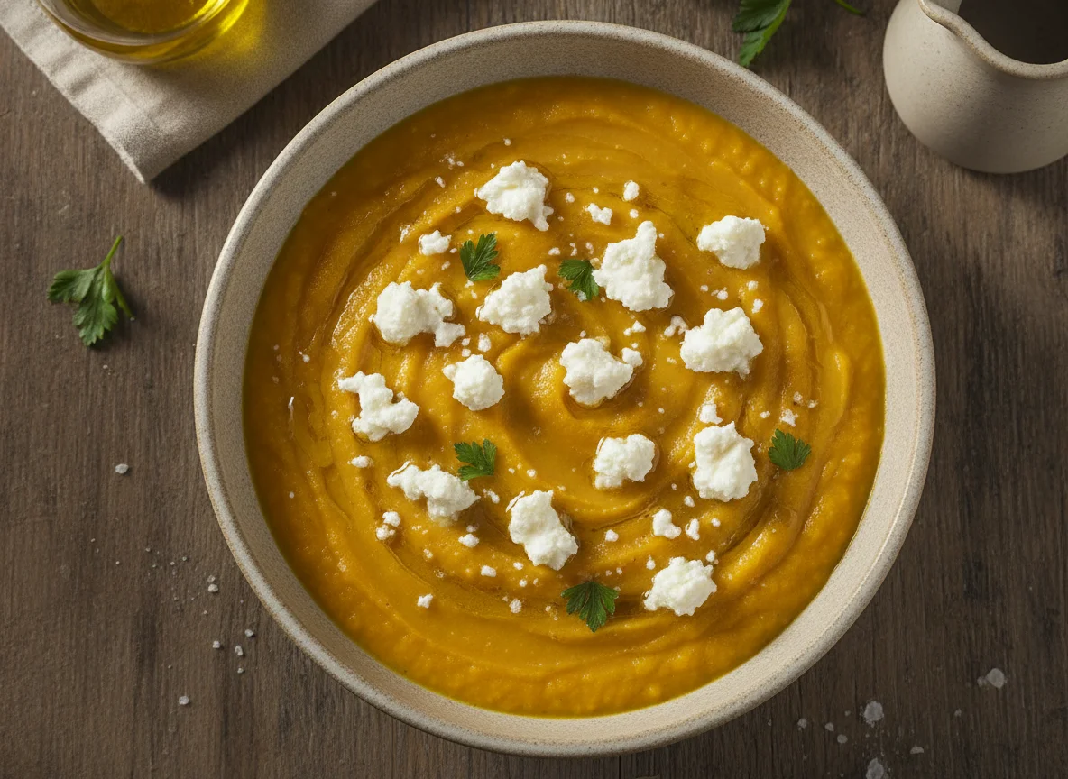 Puré de verduras con queso photo
