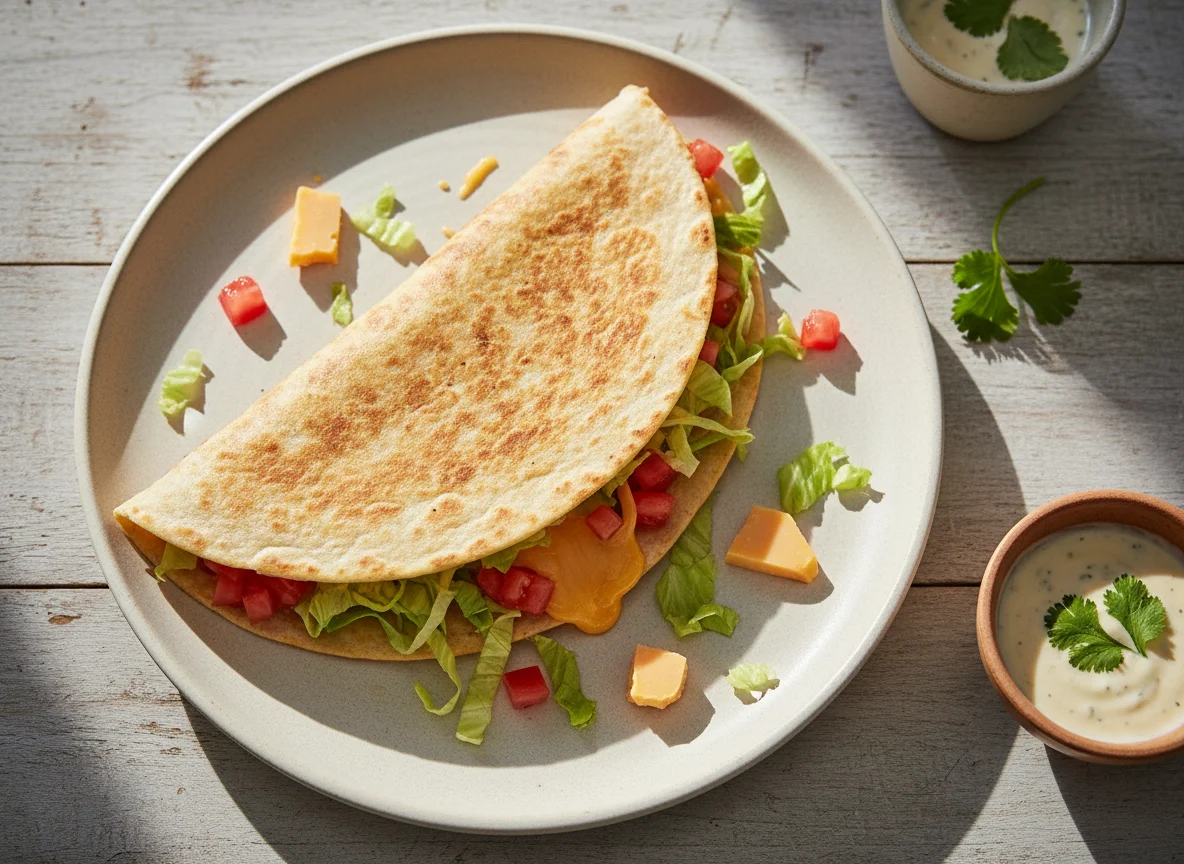 Quesadilla o Tortilla Rellena photo