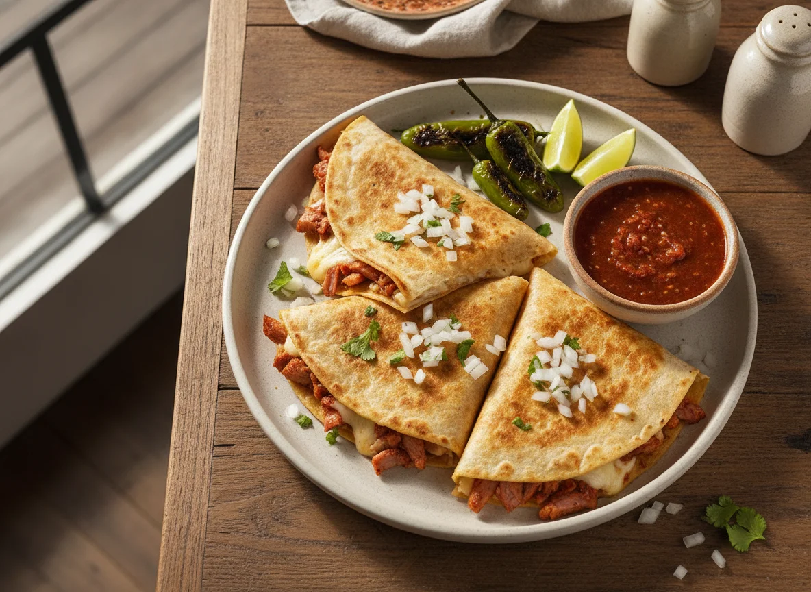 Quesadillas de Pastor con Queso photo