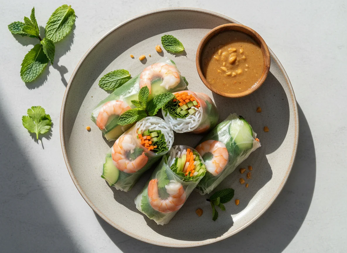 Rollito de primavera fresco (Goi Cuon) photo