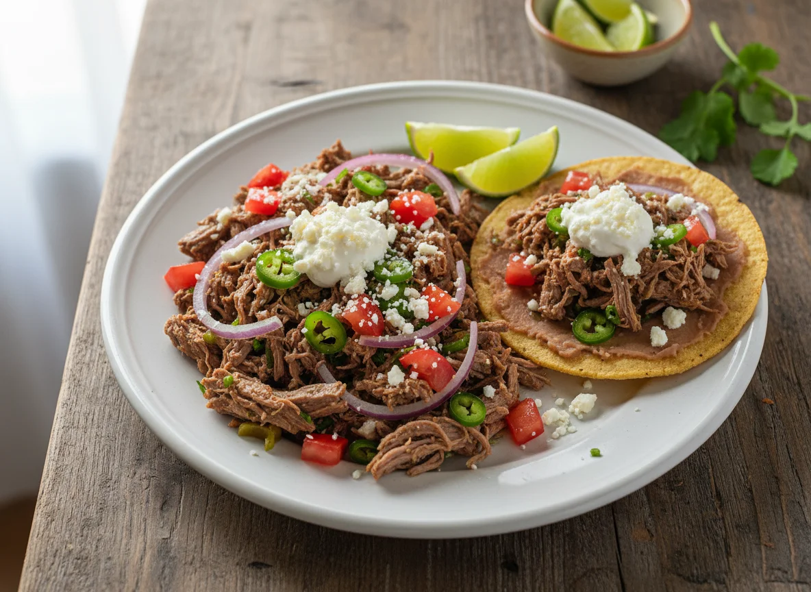 Salpicón de res con tostada photo