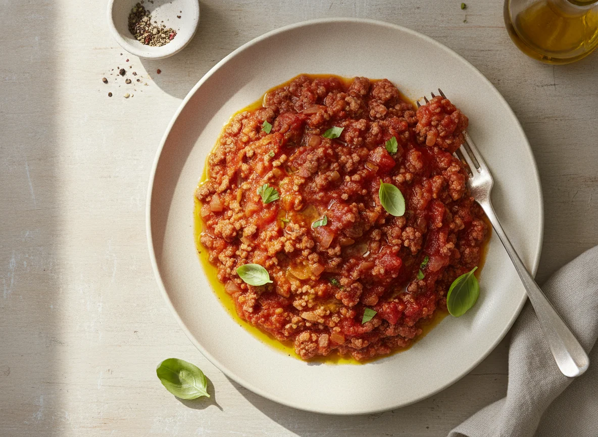 Salsa boloñesa photo