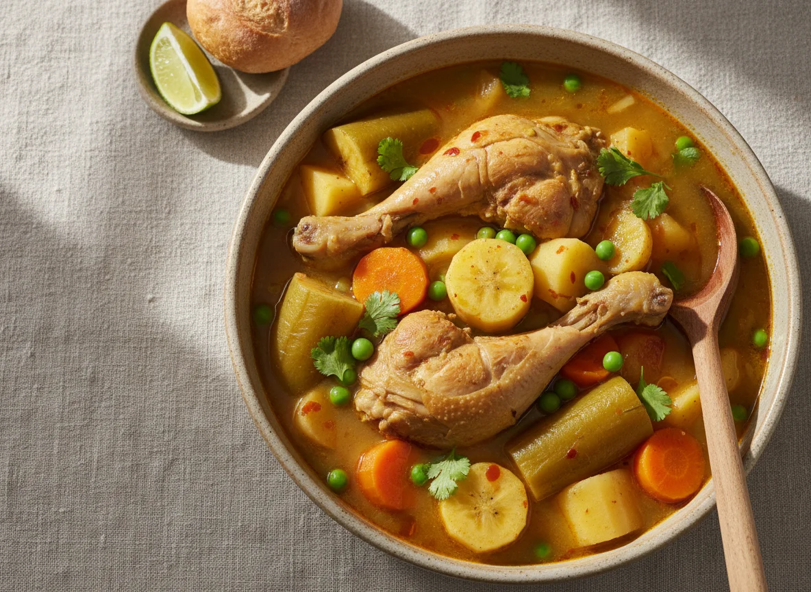 Sancocho de gallina photo