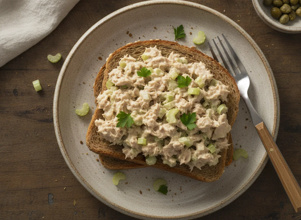 Sándwich de ensalada de atún photo