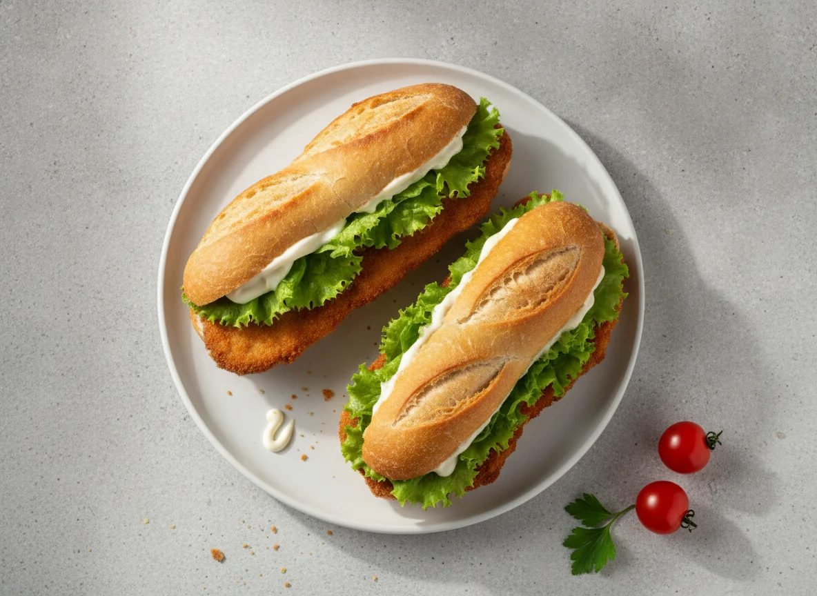 Sándwich de milanesa photo