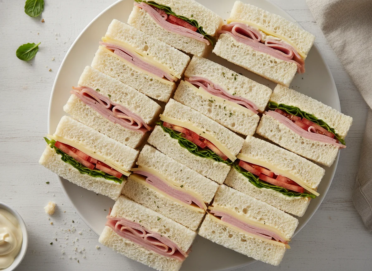 Sándwiches de miga surtidos photo