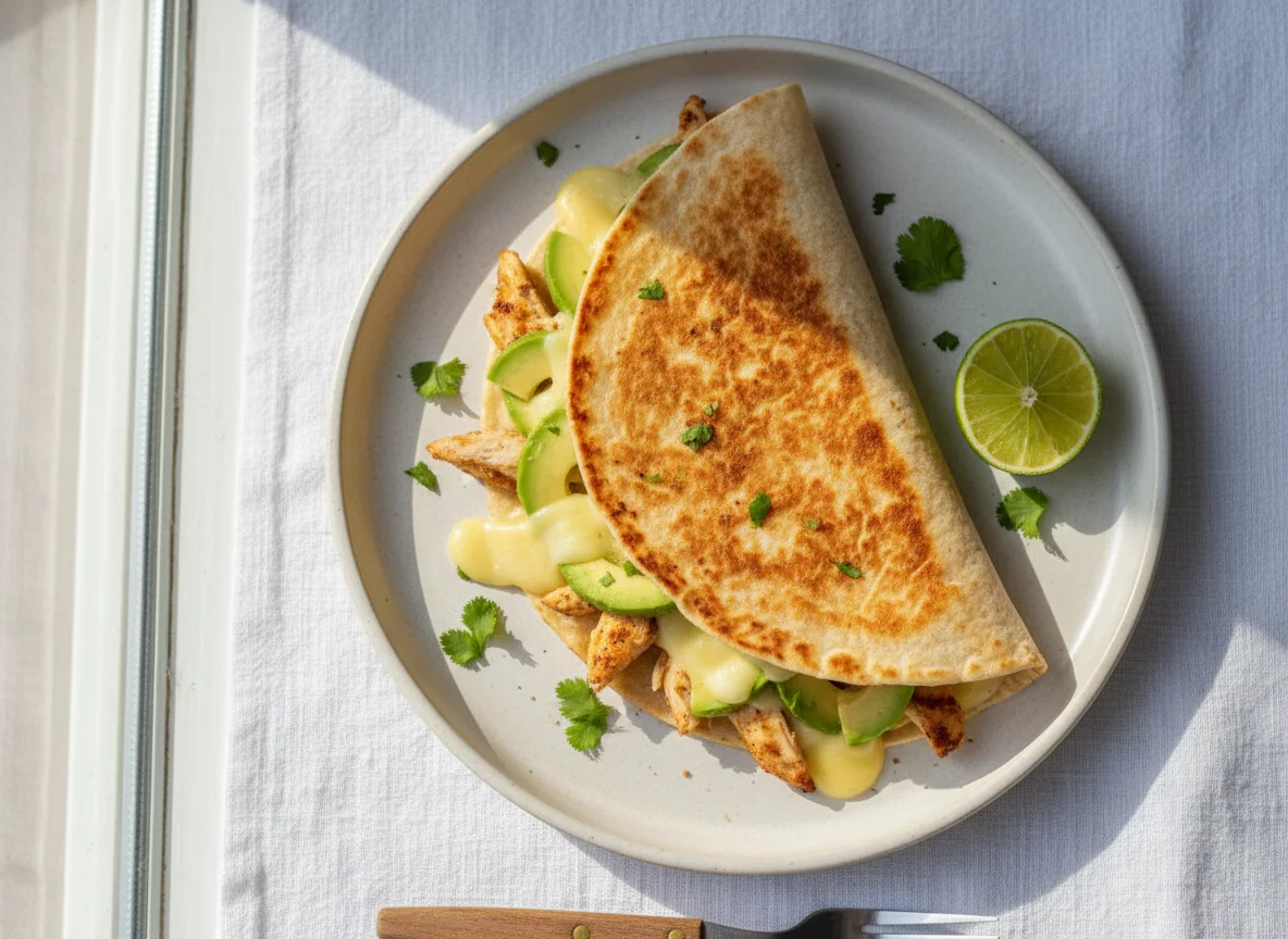 Selladito de pollo, queso y palta photo