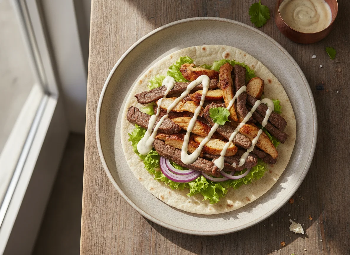 Shawarma de Pollo y Carne Mixto photo