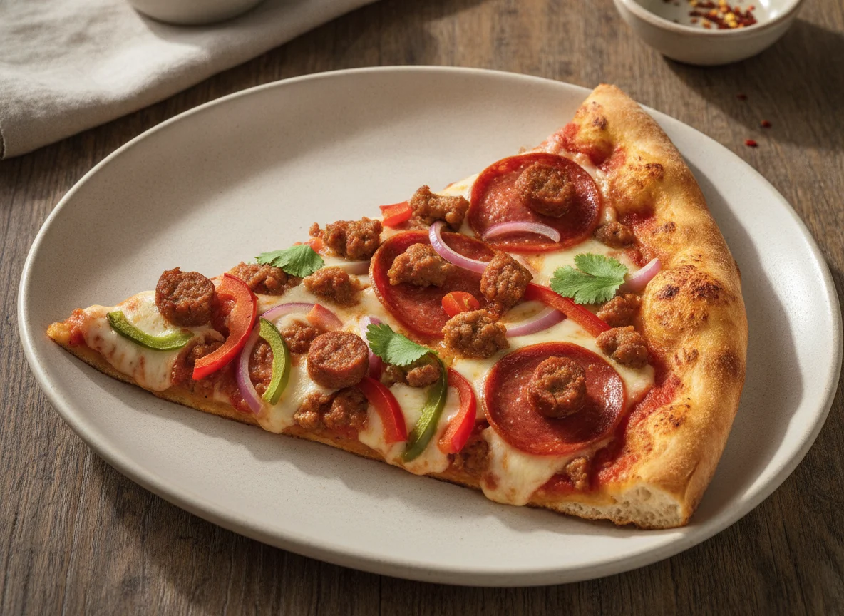 Slide de pizza suprema photo