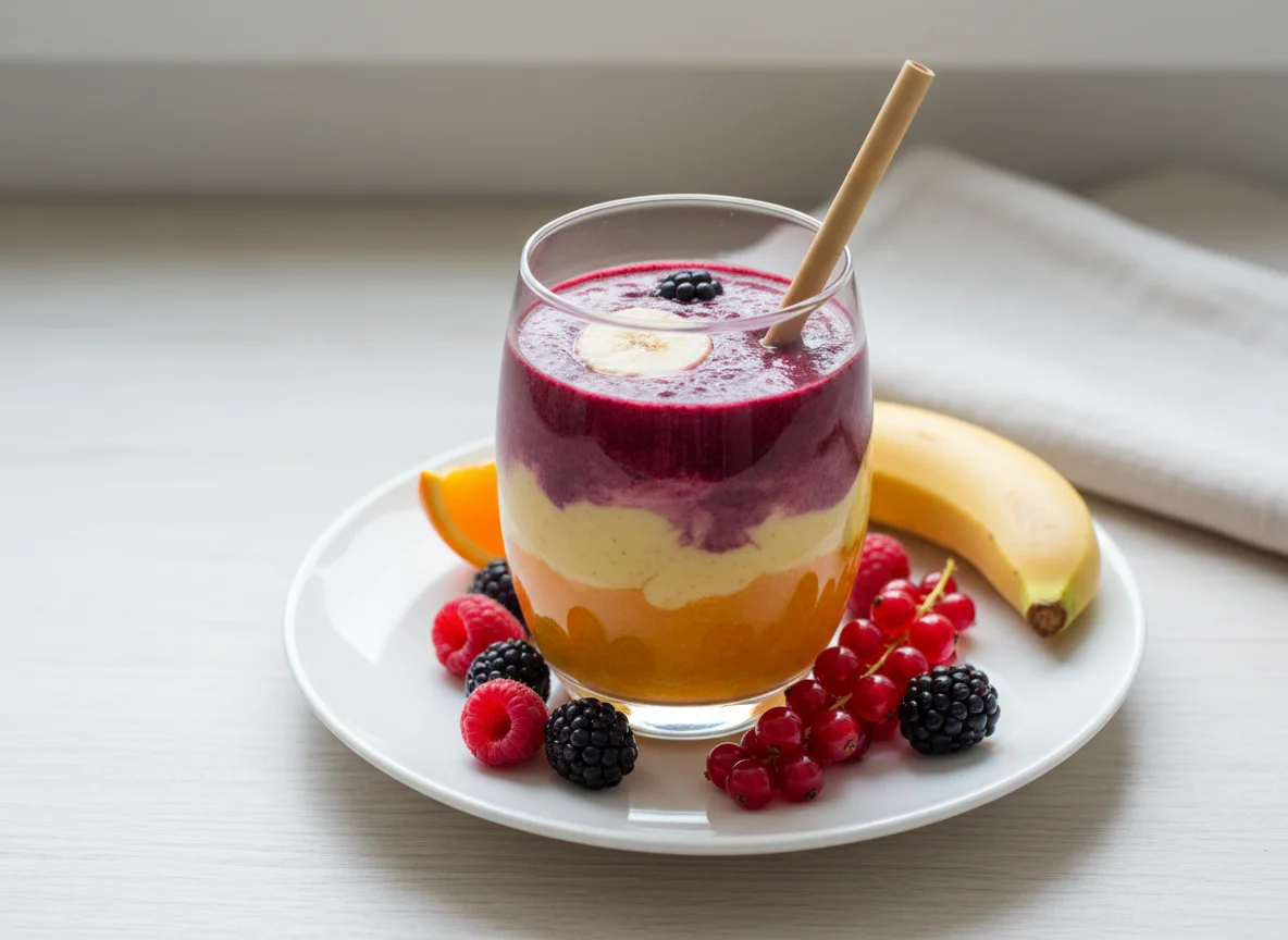 Smoothie de frutas photo