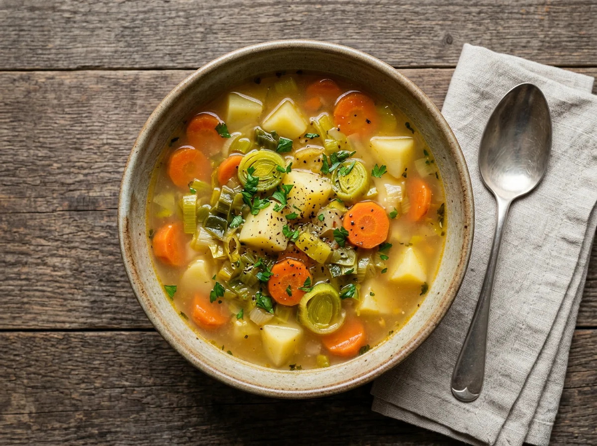 Sopa de verduras photo