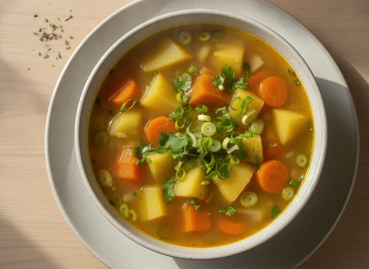 Sopa de verduras venezolana photo