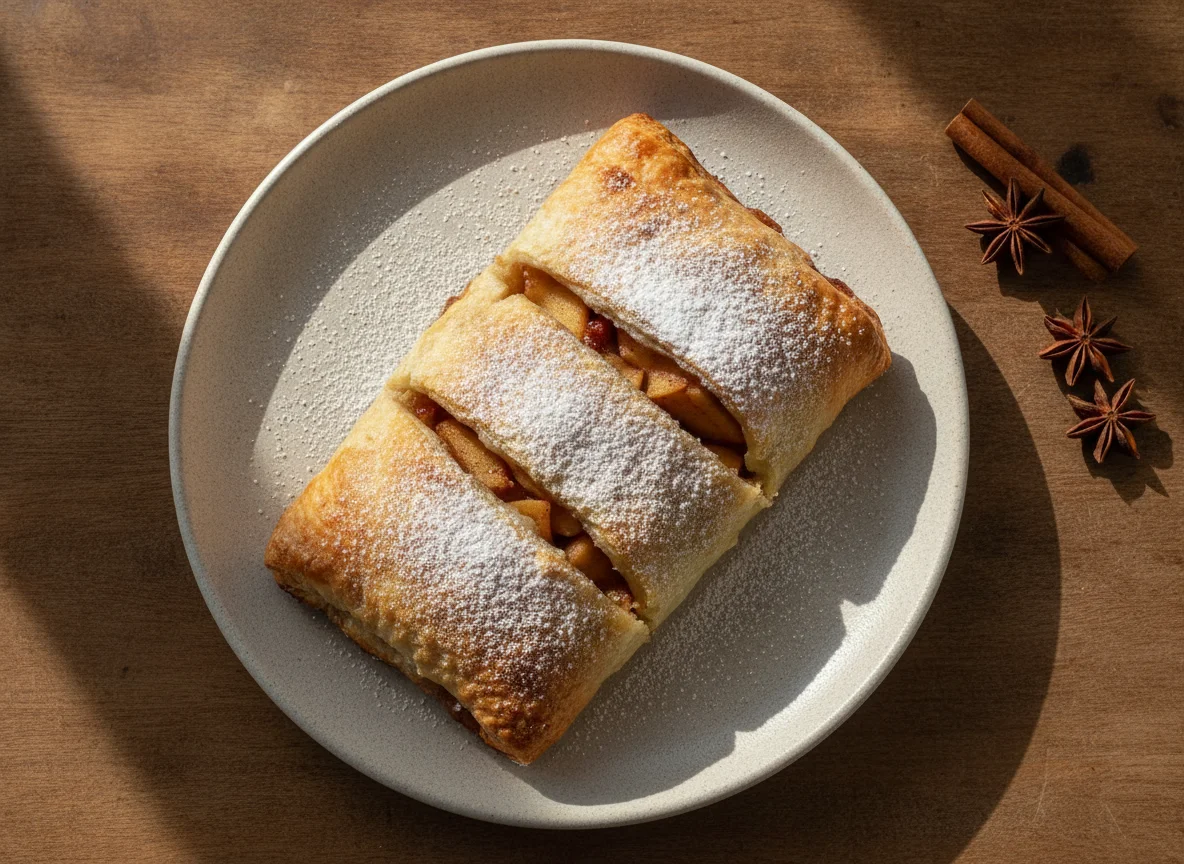 Strudel de manzana photo