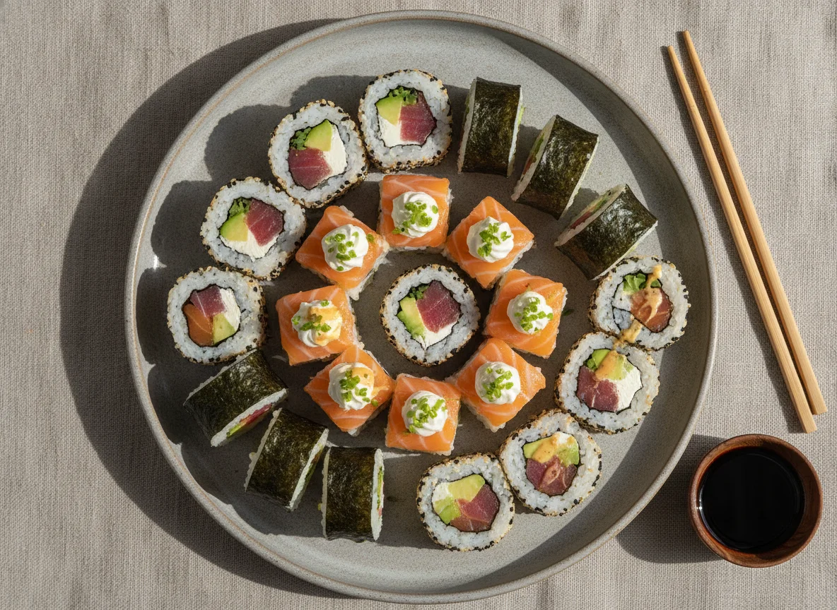 Surtido de Sushi Rolls photo