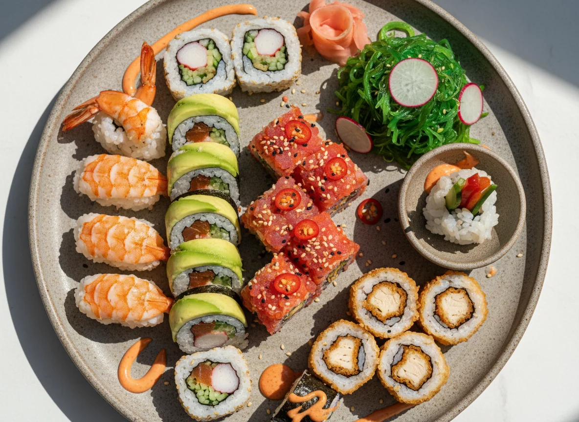 Surtido de Sushi y Maki photo