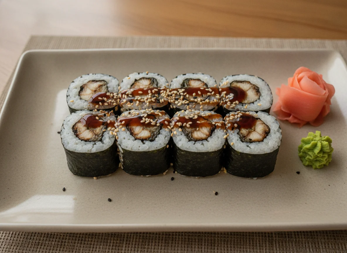 Sushi Roll de Anguila (Unagi Roll) photo