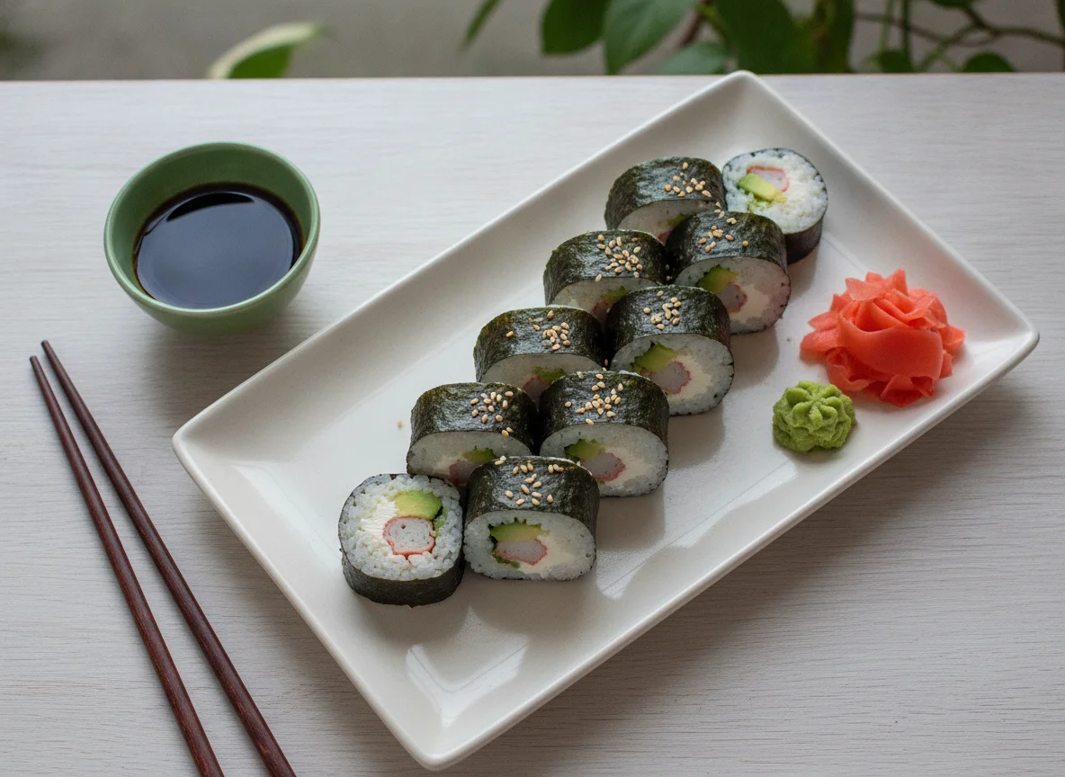 Sushi Roll de Palmitos de Cangrejo photo