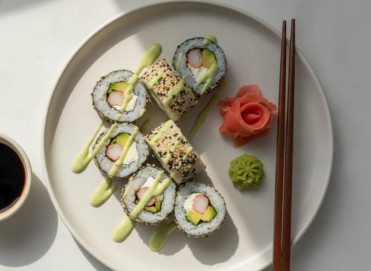 Sushi Roll de Surimi y Aguacate photo