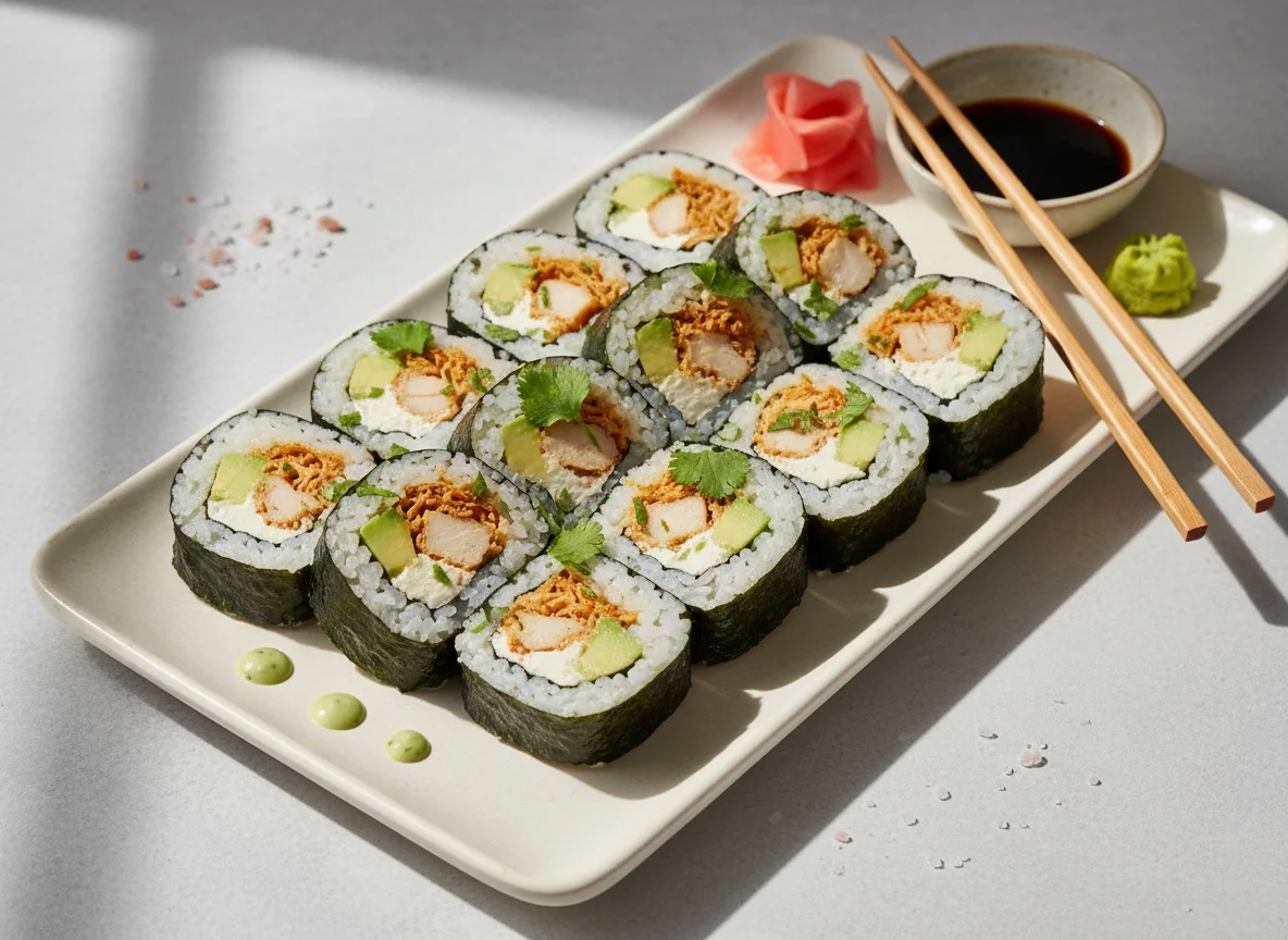 Sushi Rolls de Pollo y Palta photo