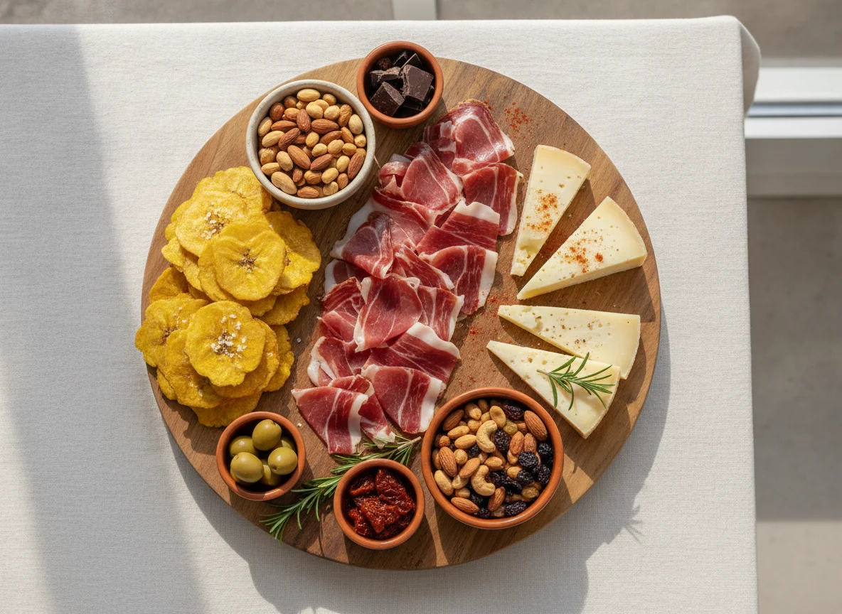 Tabla de aperitivos variados photo