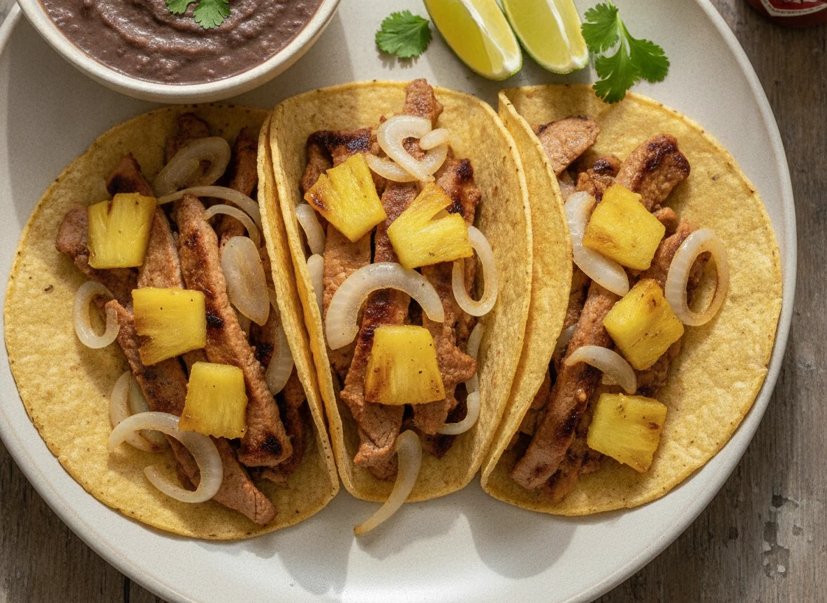 Tacos al Pastor con Piña photo