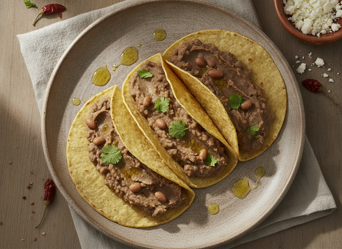 Tacos de frijoles photo