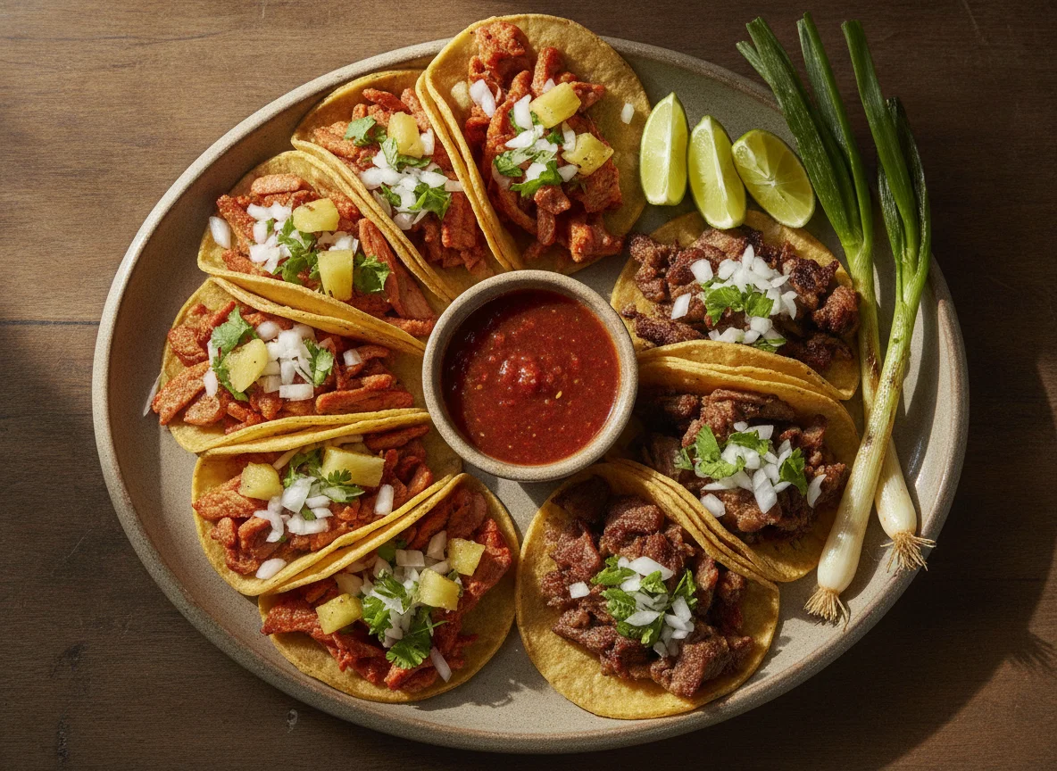 Tacos de pastor y suadero photo