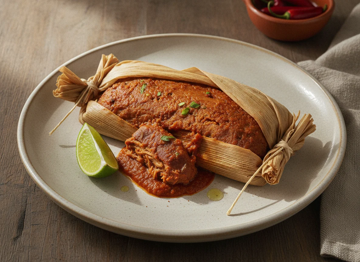 Tamal Colorado Guatemalteco photo