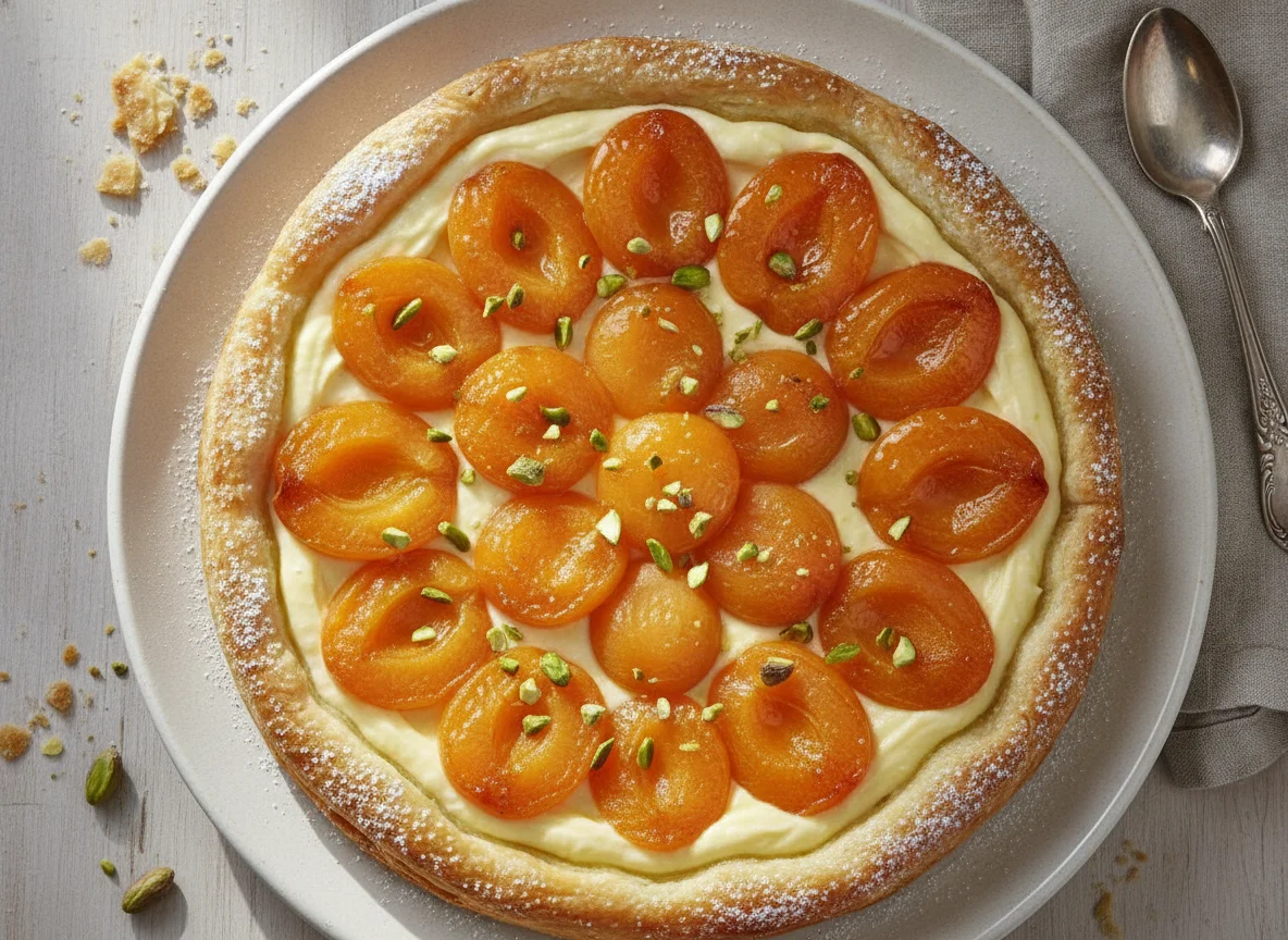 Tarta de albaricoque photo