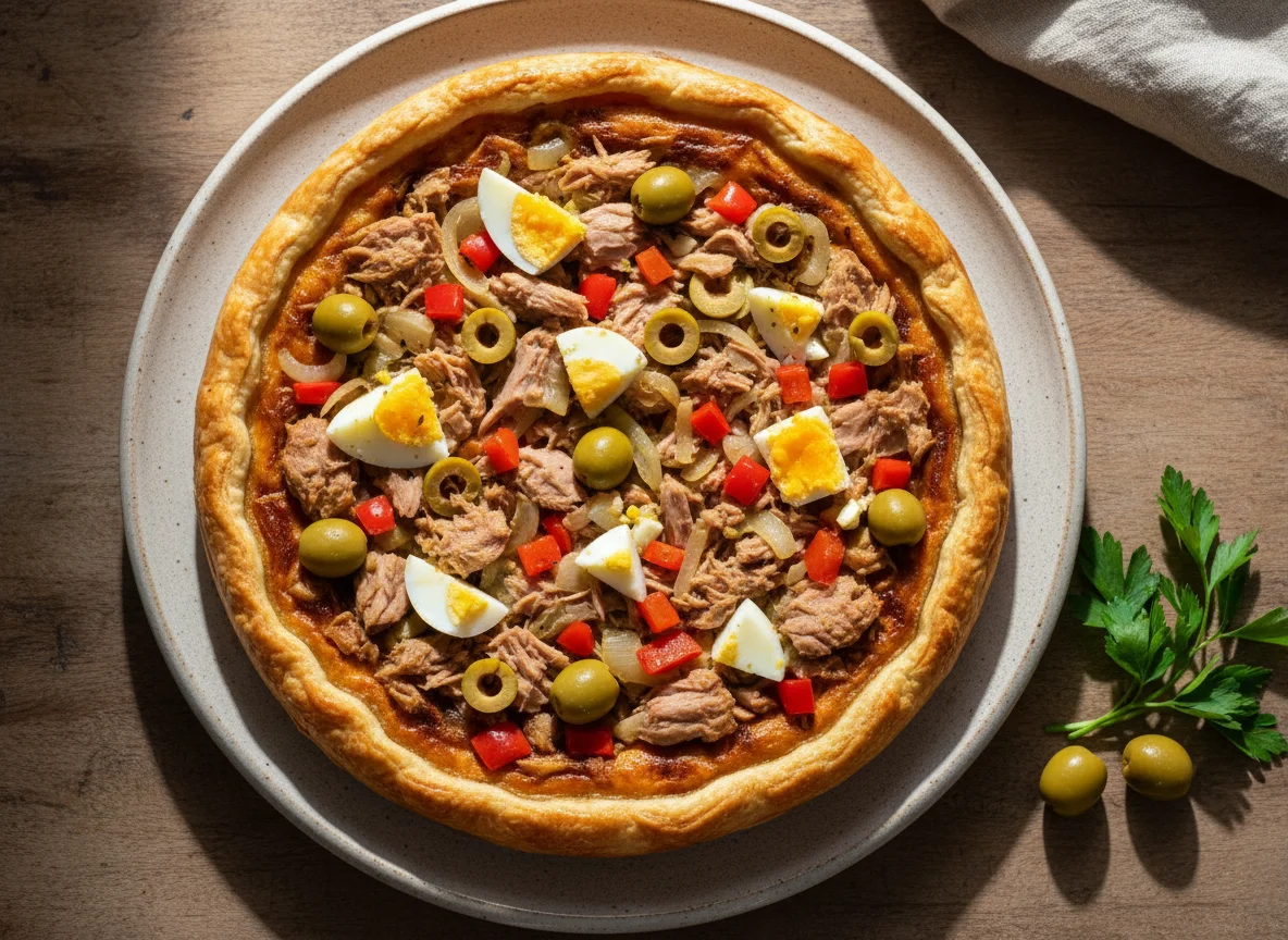 Tarta de atún photo